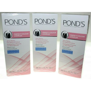 Ponds Perfect Color Complex Beauty Cream. Skin Lightening. 1.35 oz. Pack of 3